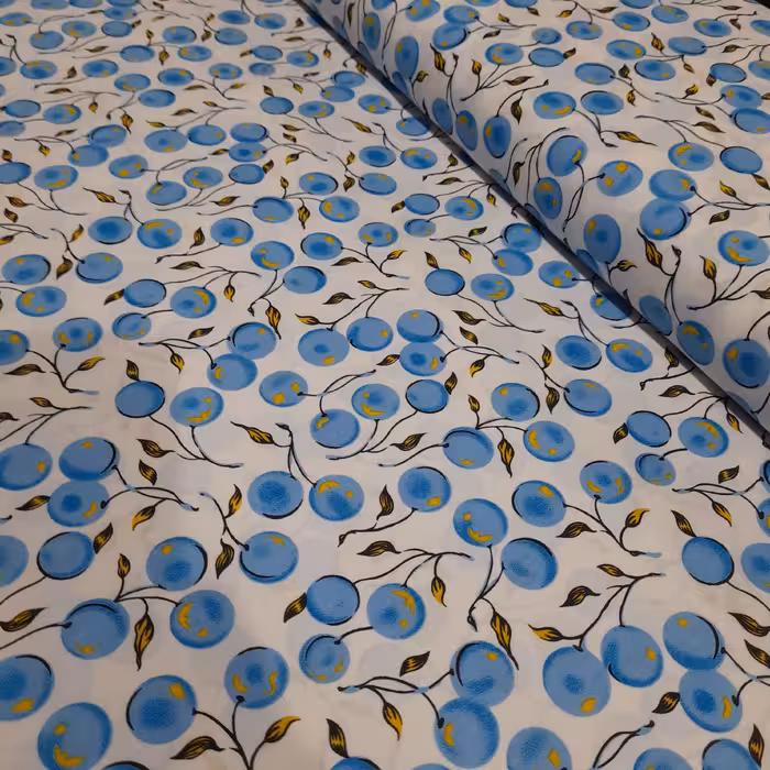 پارچه میوه ای اردکان عرض 1.5 رنگ ثابت 