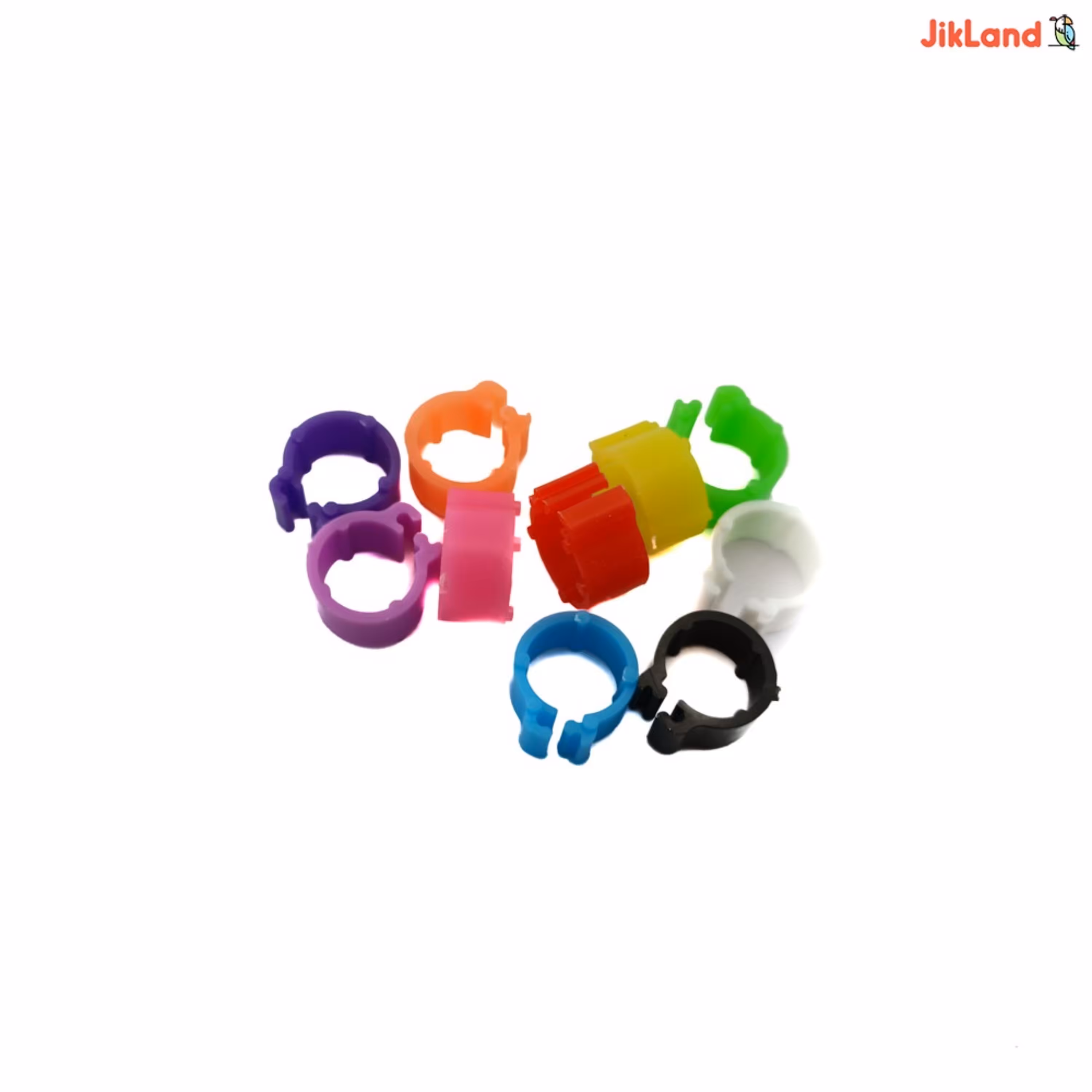 پلاک کبوتر چفتی یا حلقه پا کفتر یا کبوتر بستی  - بسته 10 تایی