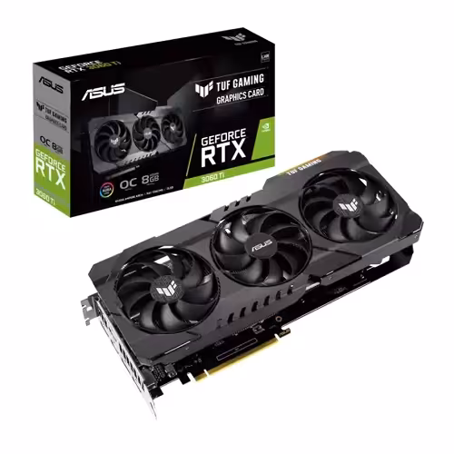 کارت گرافیک Asus مدل TUF RTX3060TI O8G V2 GAMING