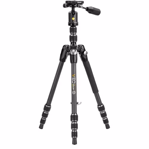 سه پایه ونگارد Vanguard VEO 3T 204CBP Carbon Fiber 4-in-1 Travel Tripod with VEO 2 BP-45T Ball/Pan Head and Bluetooth Remote
