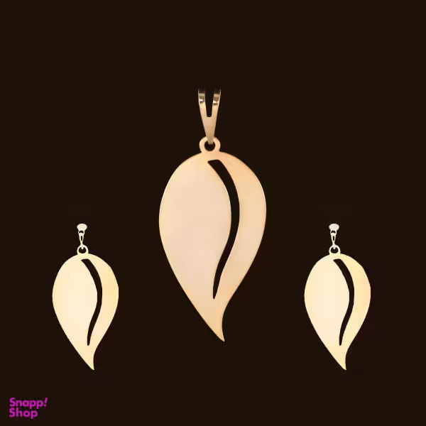 نیم ست طلا 18 عیار زنانه سانا گالری کد D10184