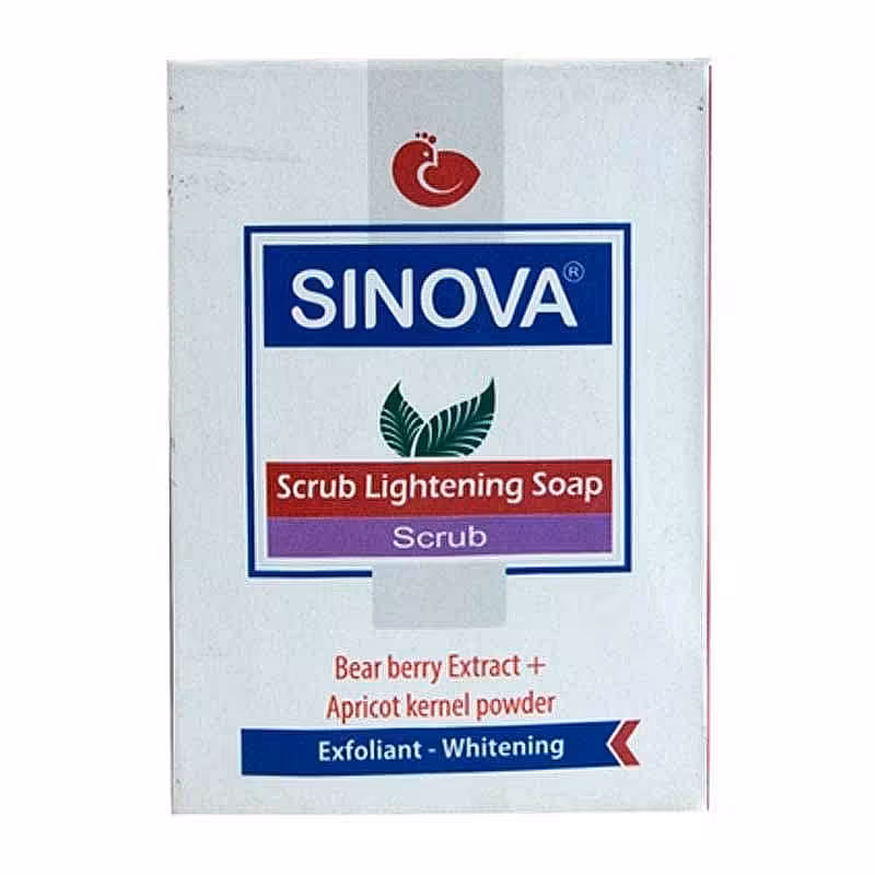 قیمت خرید اینترنتی صابون روشن کننده و لایه بردار سینوا 110 گرم | فارموکسین