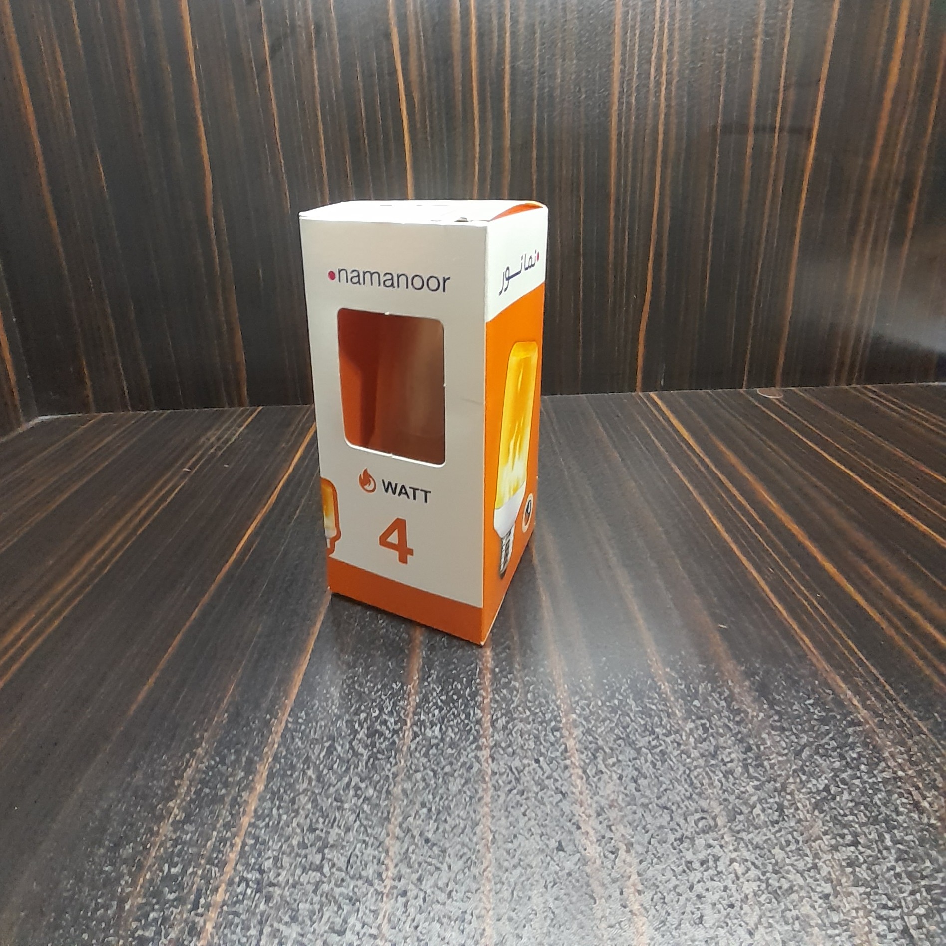 لامپ 4 وات دکوراتیو شعله ای (طرح اتش) نمانور بسته 5 عددی