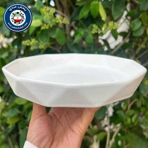 پلوخوری سرامیکی مدل الماس