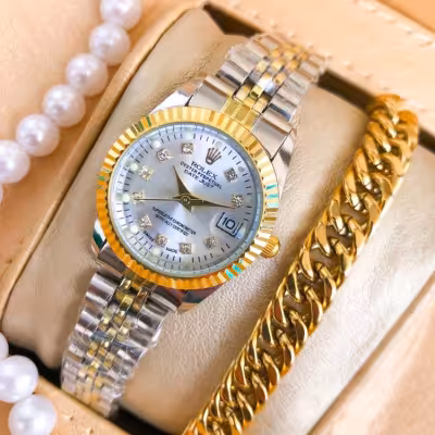 ساعت رولکس به همراه دستبند کارتیر 50218