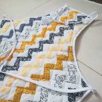 پیش بند ظرفشویی ابر دوزی