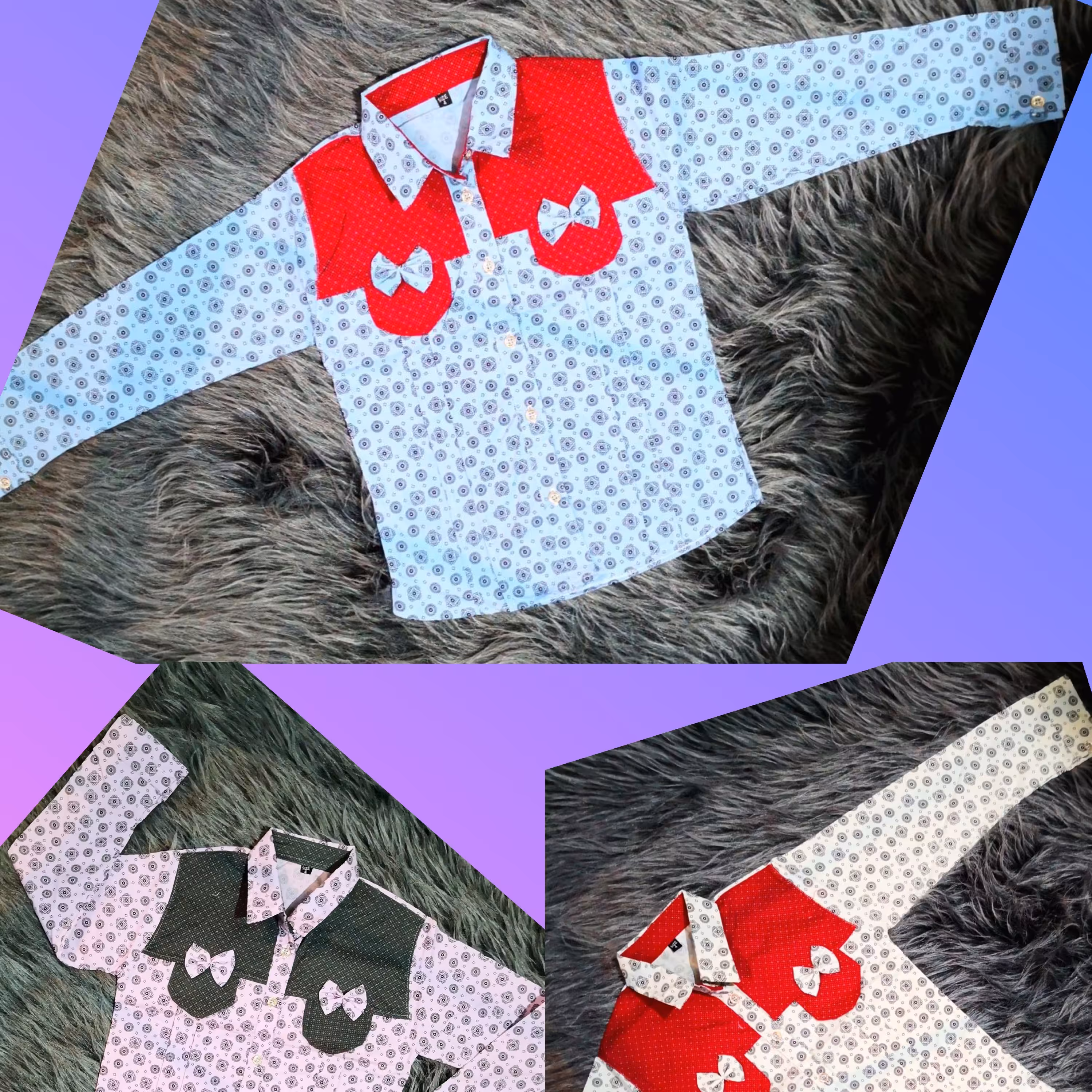 پیراهن اسپرت بچگانه. جیب دار. پسرانه و دخترانه. یک سال تا هشت سال. نخی تترون باکیفیت. 3رنگ