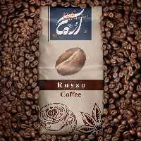 قهوه روسو 300 گرمی 50 درصد روبوستا 50 درصد عربیکا Rosso