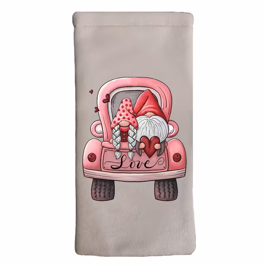 کیف موبایل پارچه ای چاپی طرح عاشقانه مدل Tarhine-L04