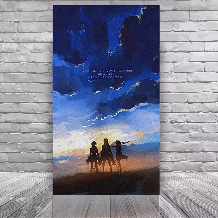 پوستر سایز A3 اتک آن تایتان