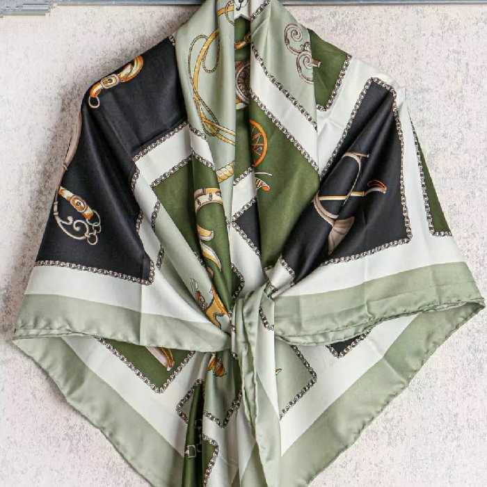 روسری وارداتی ابریشم توییل کجراه اورجینال ویژه عیدانه 