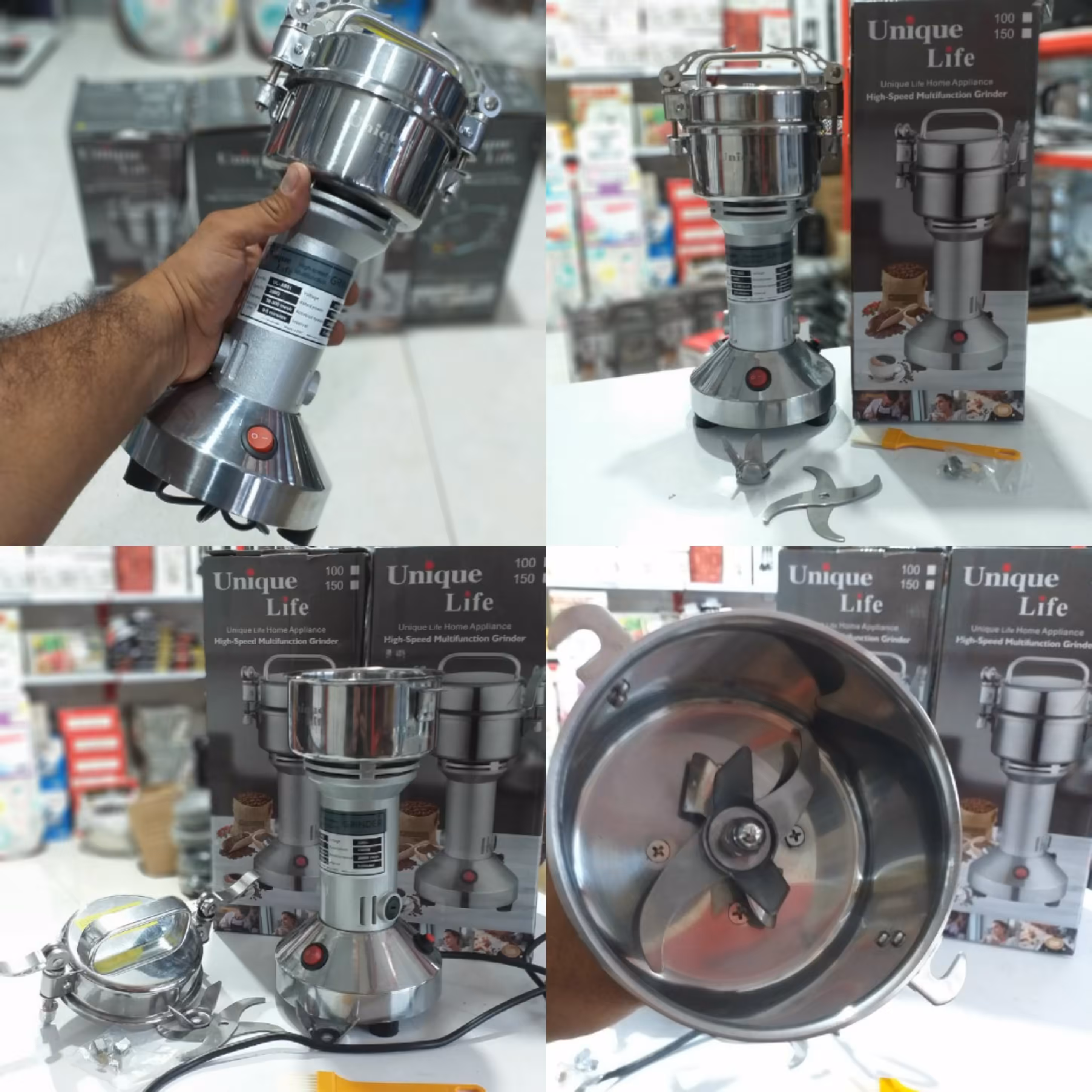 آسیاب نیمه صنعتی یونیک لایف 1200 وات مدل UL-A931

دارای تیغه 6 پره ضدزنگ، 2 عدد زغال اضافه، 2 عدد تیغه 