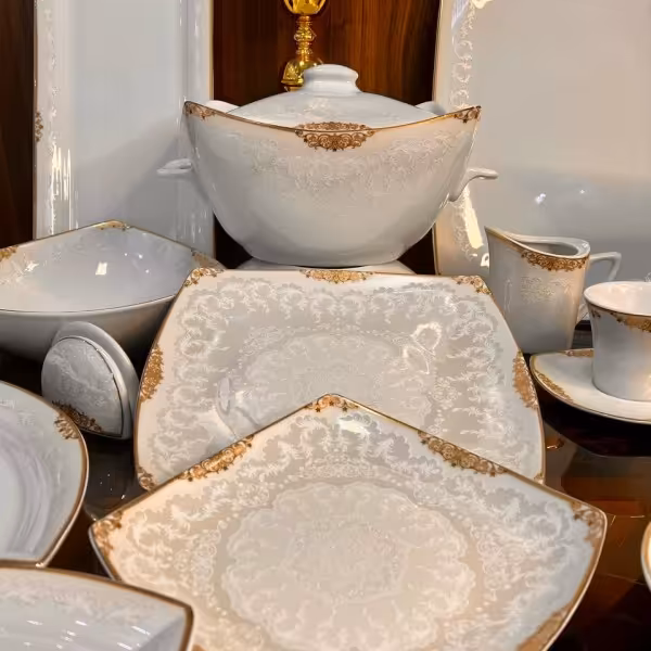 چینی پردیس کاشان  بن چاینا طرح مارسیلا