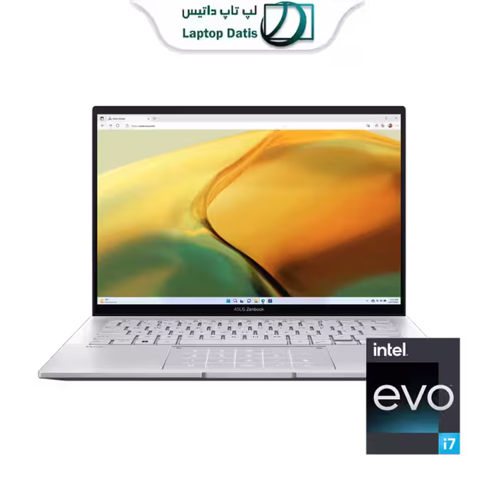 لپ تاپ 14 اینچی لمسی ایسوس مدل ZenBook UX3402VA پردازنده i9 13900H رم 16GB حافظه 1TB SSD گرافیک Intel Iris Xe