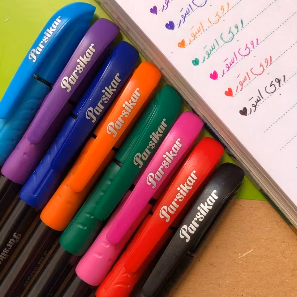 خودکار 8 رنگ پارسیکار