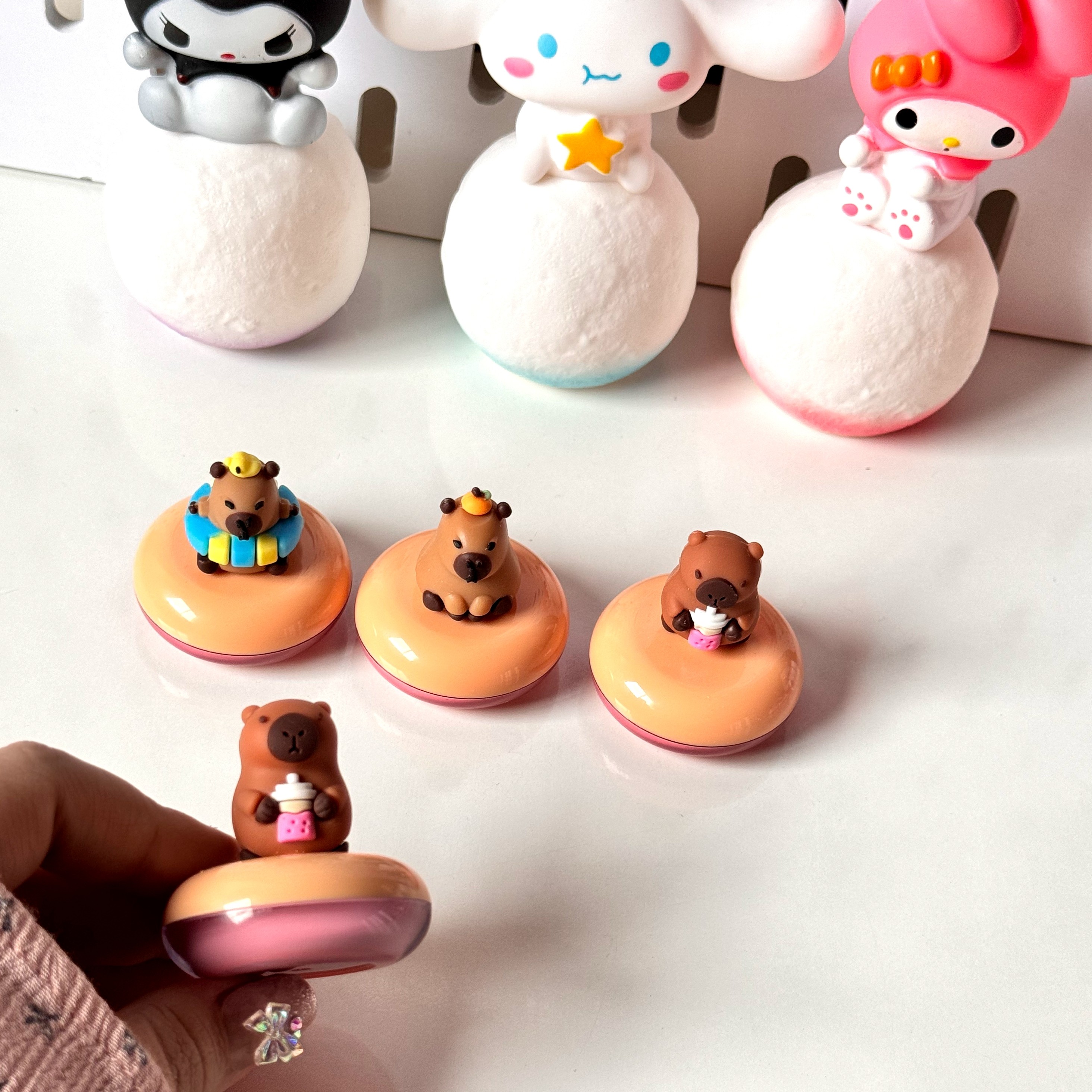 رژ گونه خمیری رژ لب خمیری کرمی قابل استفاده برای سایه چشم سه کاره فوق العاده کیوت پینترستی فانتزی کپی بارا کاپا بارا  