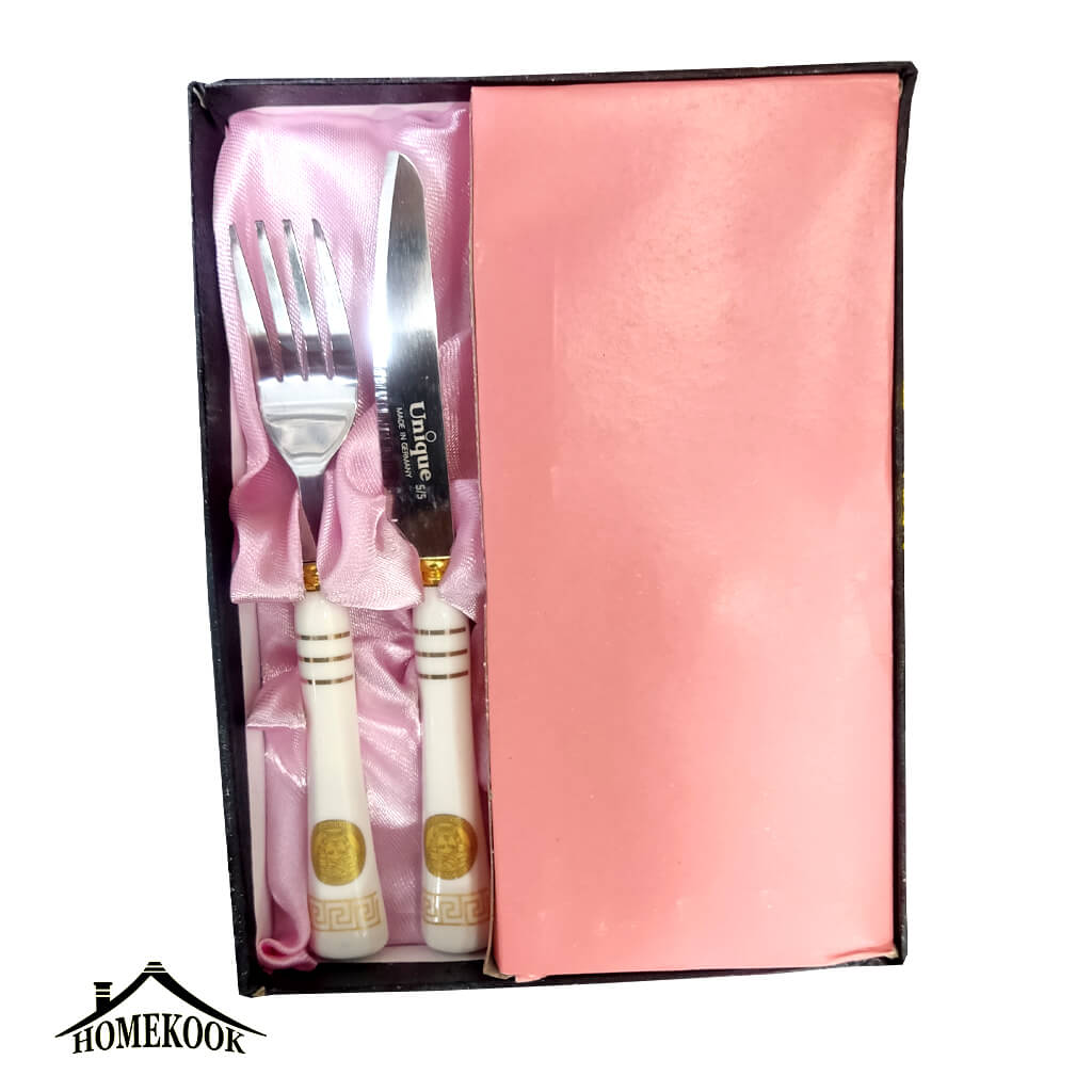 ست کارد چنگال سرامیکی یونیک