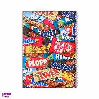 دفتر مشق 100 برگ بامبیلیپ طرح پترن شکلات تک تک و تویکس کد 4954492