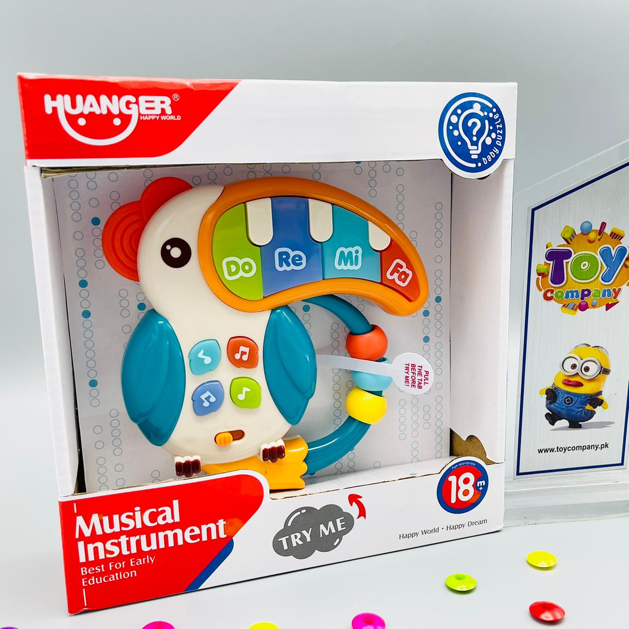 اسباب بازی و جغجغه  هانگر موزیکال چراغدار اورجینال با کیفیت عالی  HUNGER