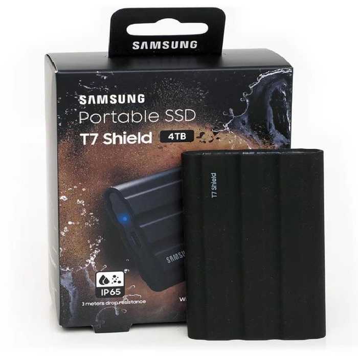 هارد اس اس دی اکسترنال سامسونگ مدل T7 Shield ظرفیت 4 ترابایت