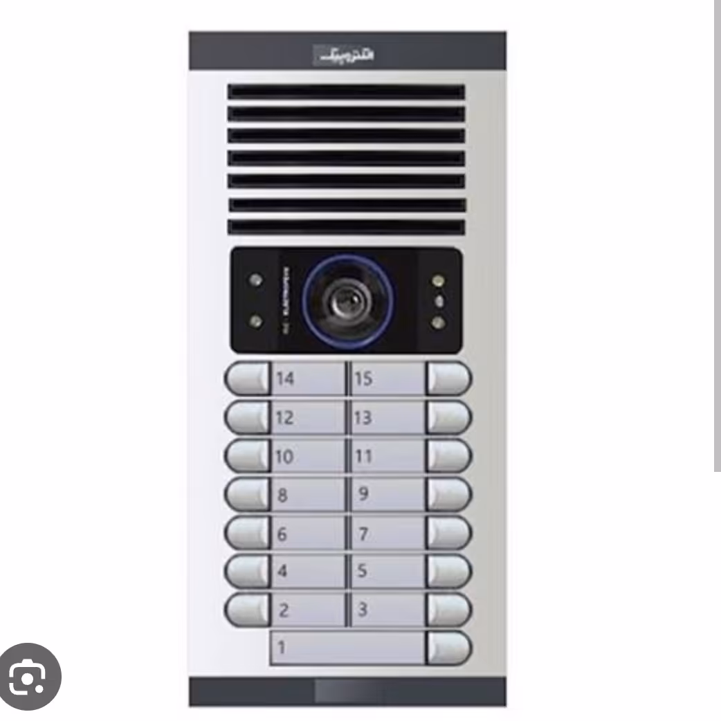 پنل آیفون تصویری الکتروپیک 15 واحدی