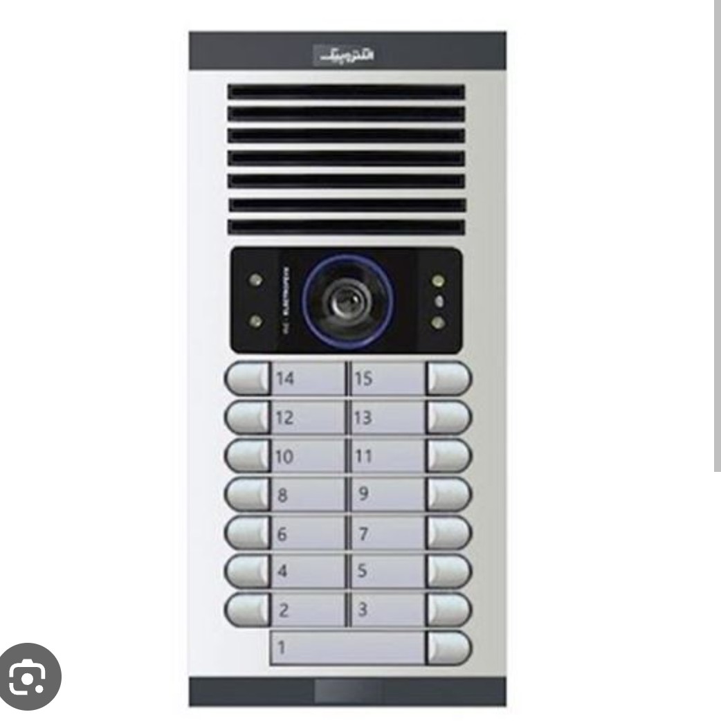 پنل آیفون تصویری الکتروپیک 15 واحدی