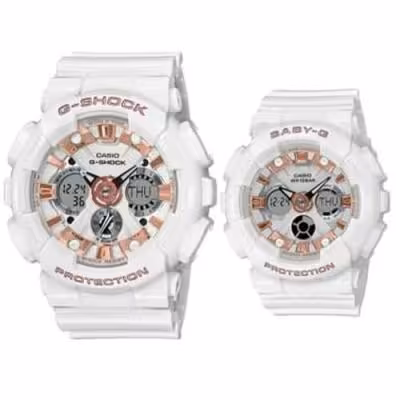 جفت ساعت های مچی G-Shock و BABY-G 
مدل CASIO-LOV-20A-7A