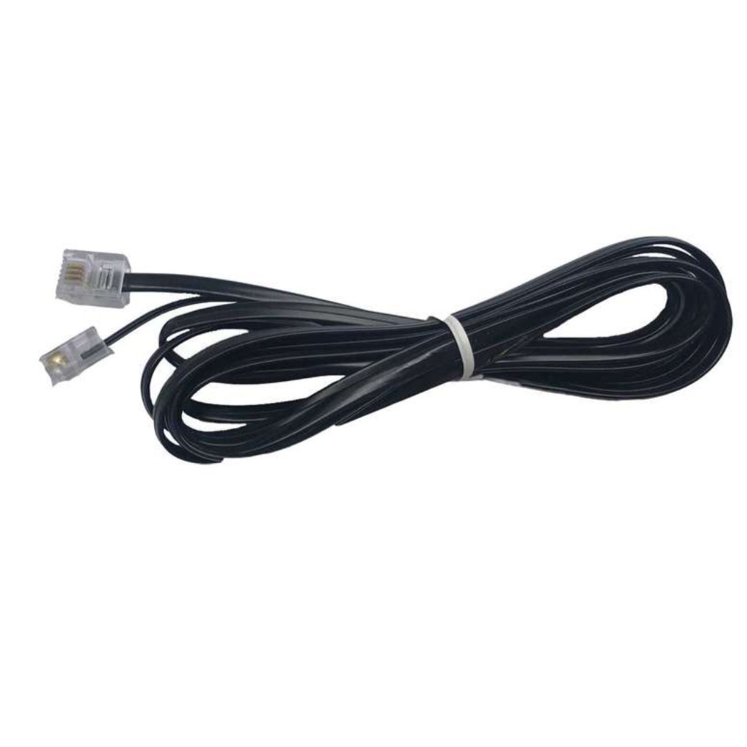 سیم تلفن سوکت دار مخصوص دو خط مجزای تلفن بسته دو عددی