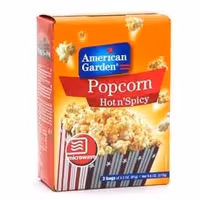 پاپ کورن فلفل تند سه عددی امریکن گاردن 273 گرمی