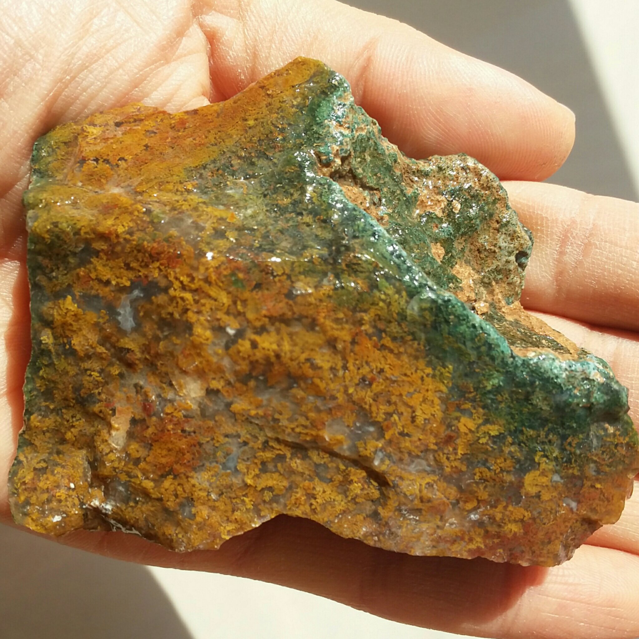 سنگ راف منظره 7رنگ دیدنی کاملا طبیعی شاهکار خلقت بی نظییییییییر خا اص