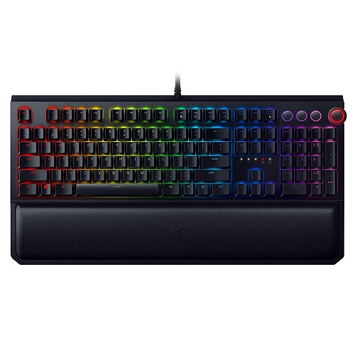 کیبورد گیمینگ باسیم ریزر مدل BlackWidow Elite Green Switch