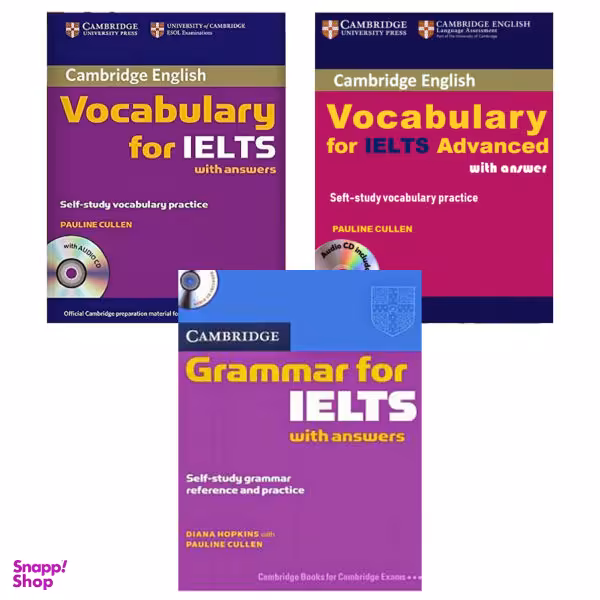 کتاب Grammar and Vocabulary for IELTS / اثر Pauline Cullen انتشارات هدف نوین 3 جلدی