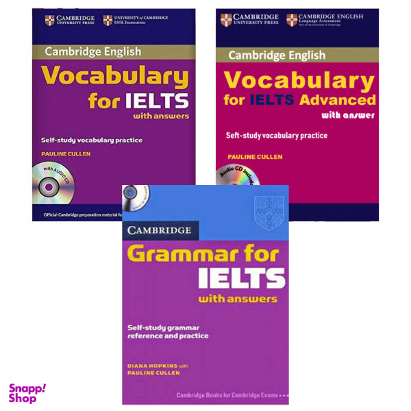 کتاب Grammar and Vocabulary for IELTS / اثر Pauline Cullen انتشارات هدف نوین 3 جلدی