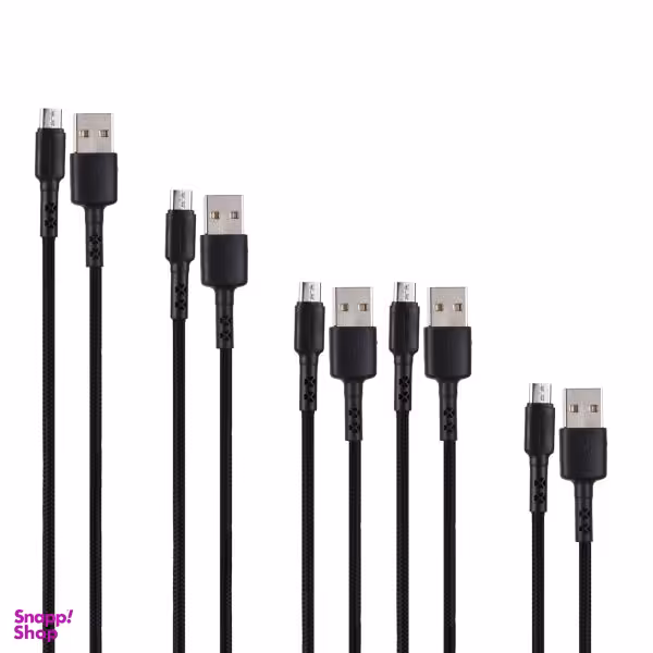 کابل تبدیل USB به microUSB کلومن مدل kd-30 مجموعه 5 عددی
