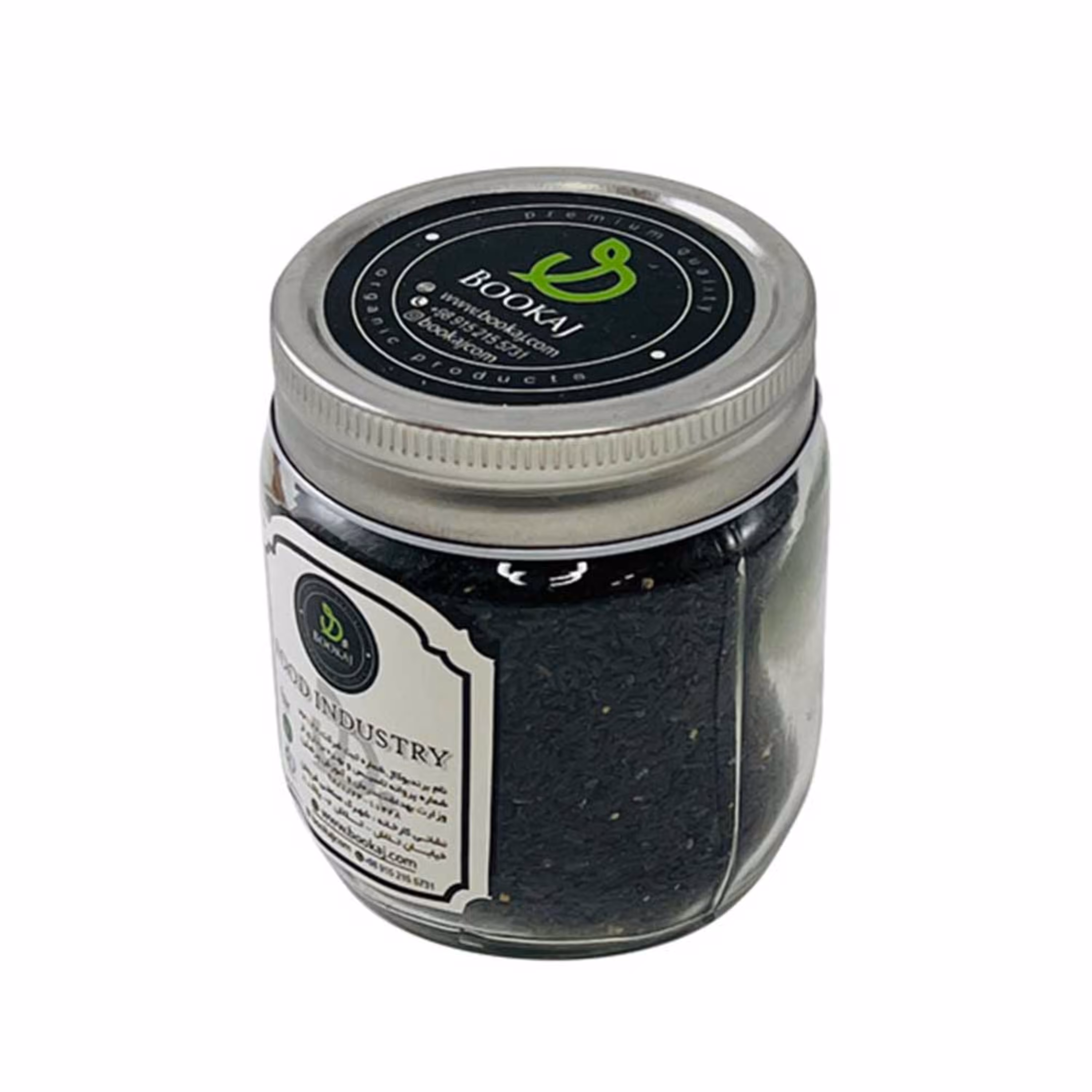 تخم شربتی بوکاژ - 120 گرمی  -ظرف شیشه ایی