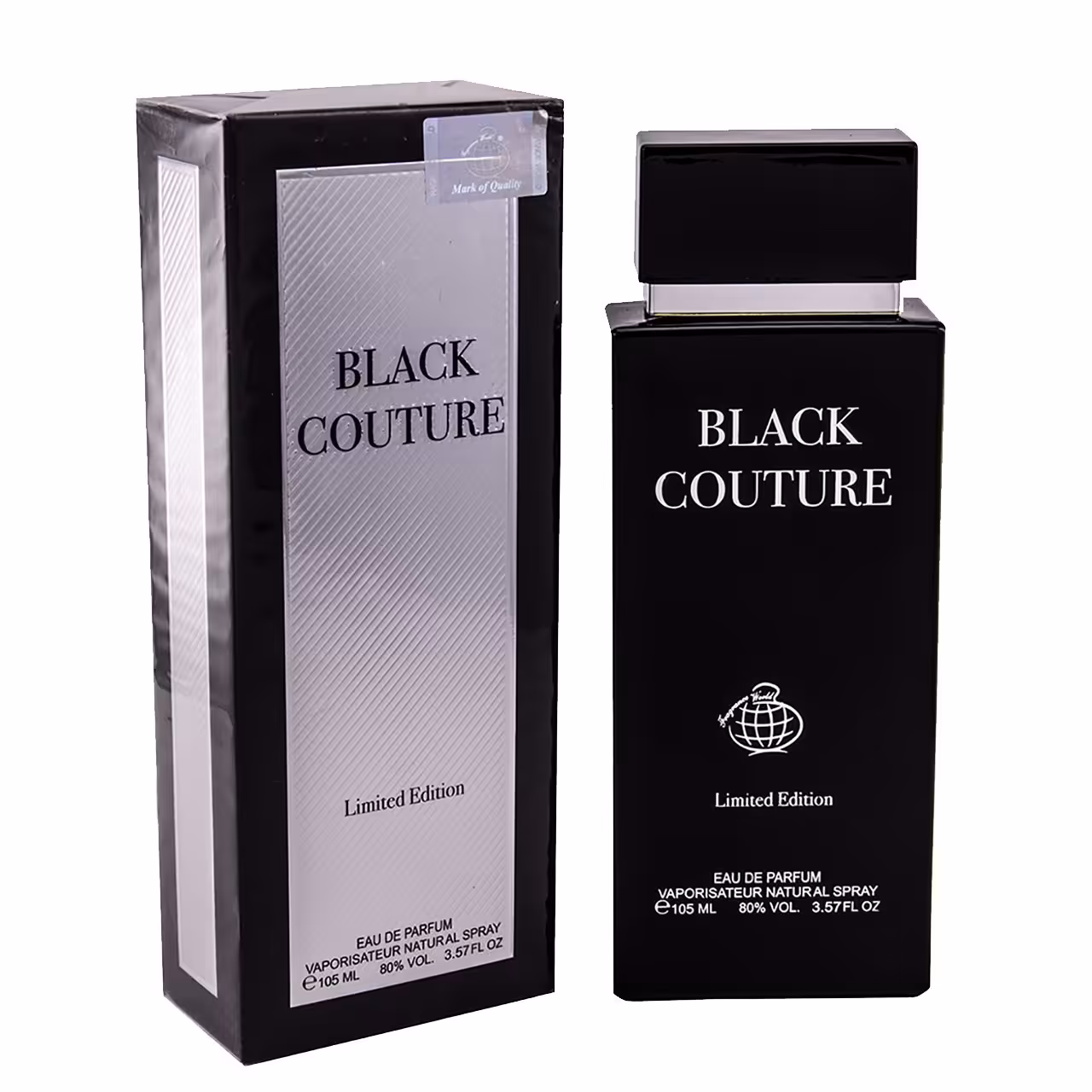 ادو پرفیوم مردانه فراگرنس ورد مدل BLACK COUTURE حجم 100 میلی لیتر