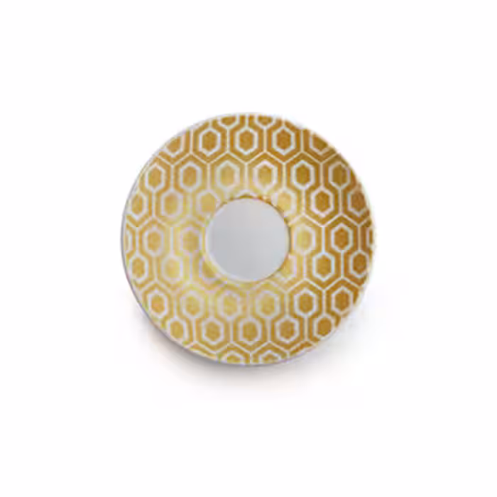 نعلبکی زیر استکانی پرسین زرین