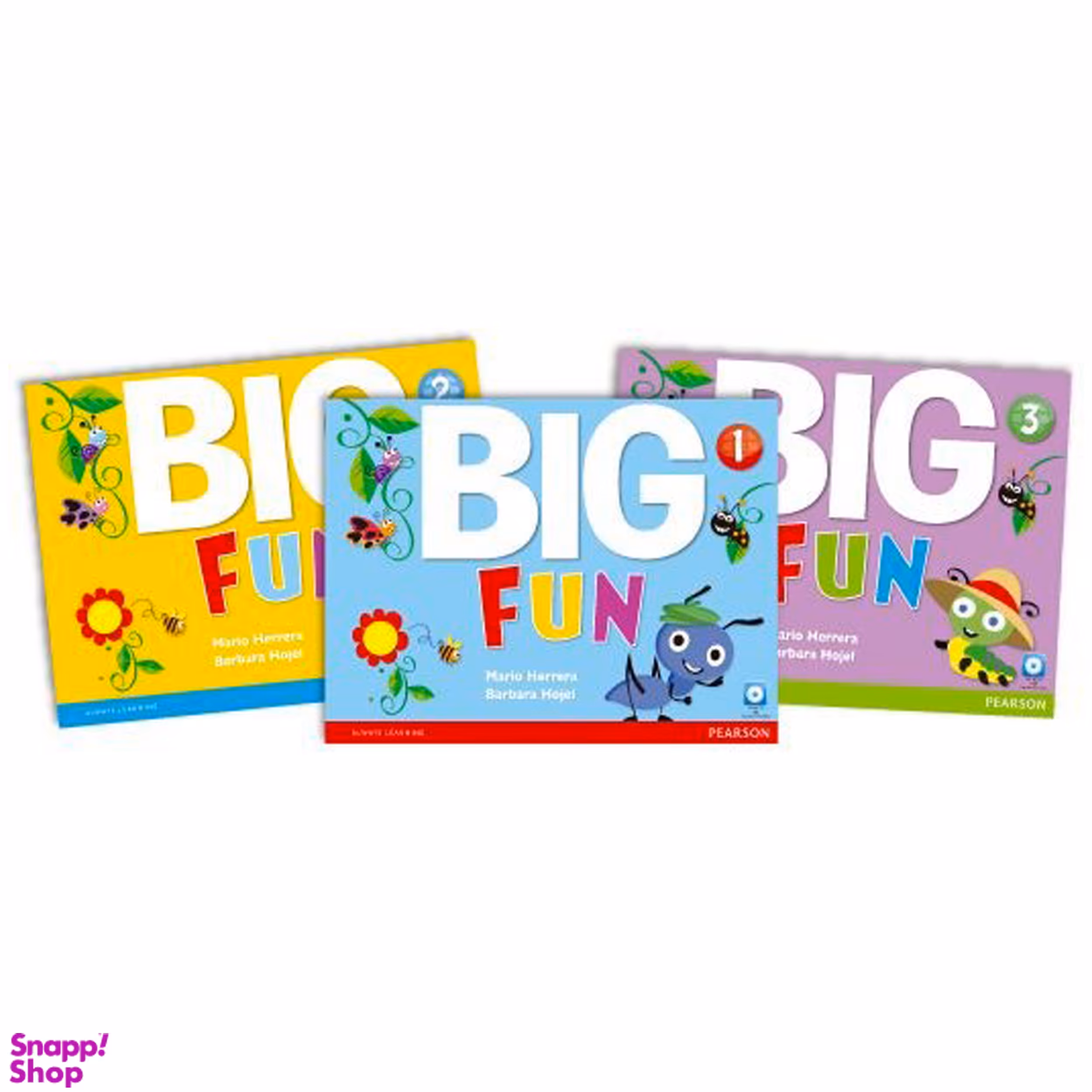 کتاب Big Fun اثر Mario Herrara and Barbara Hojel انتشارات هدف نوین 3 جلدی