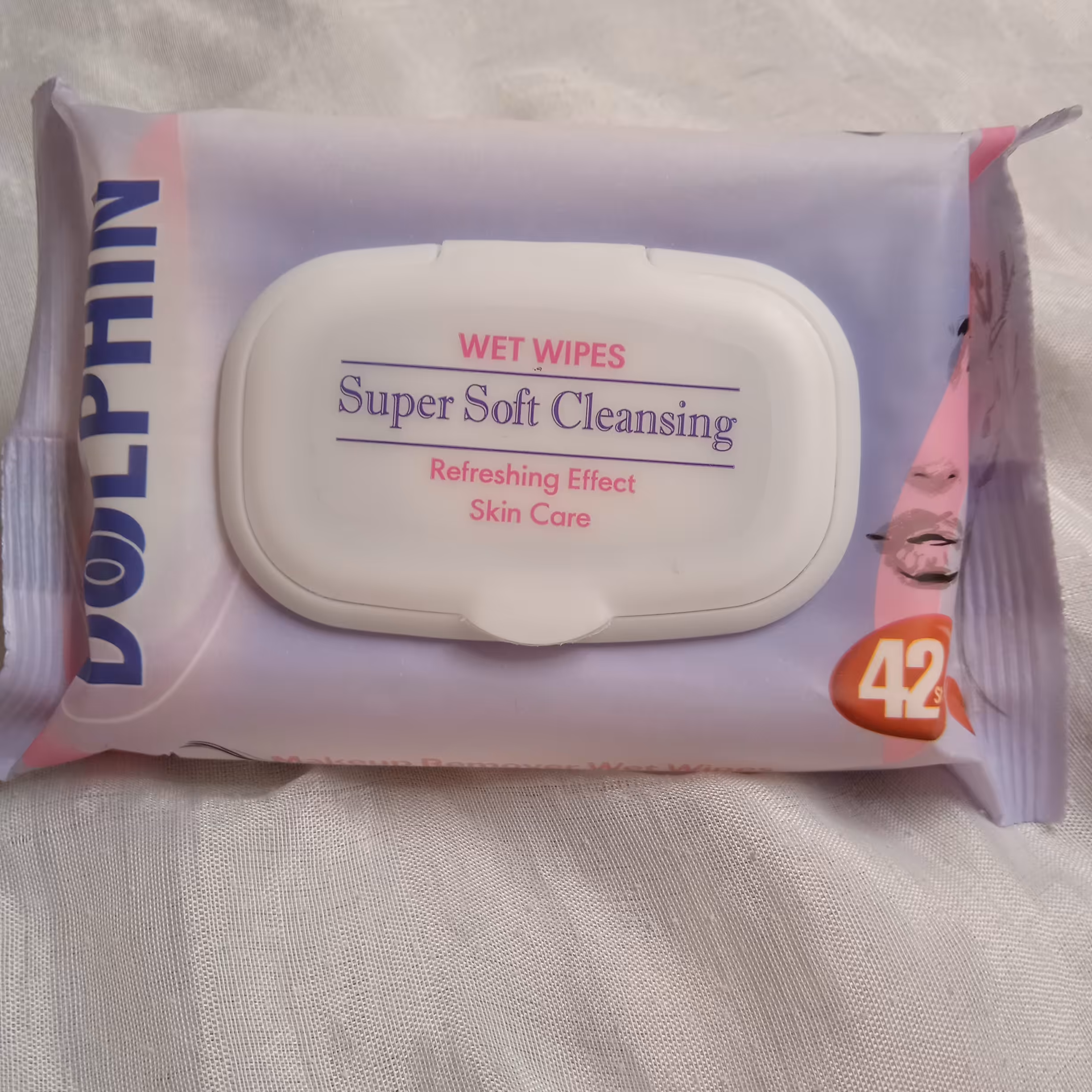 دستمال مرطوب کننده 42برگ دلفین