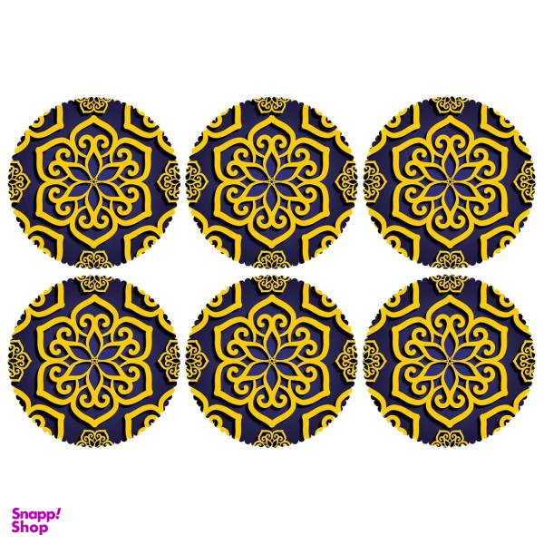 زیر لیوانی کد C2-42091 بسته 6 عددی