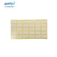 برچسب دور سفید سایز 10 × 20 میلی متر بسته 100 برگی