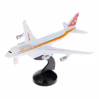 ماکت هواپیما بویینگ 400-747 نارنجی و سبز کد 3836