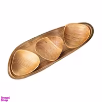 اردو خوری گلد کیش مدل گلدن برد کد GK829412 مجموعه 3 عددی به همراه استند