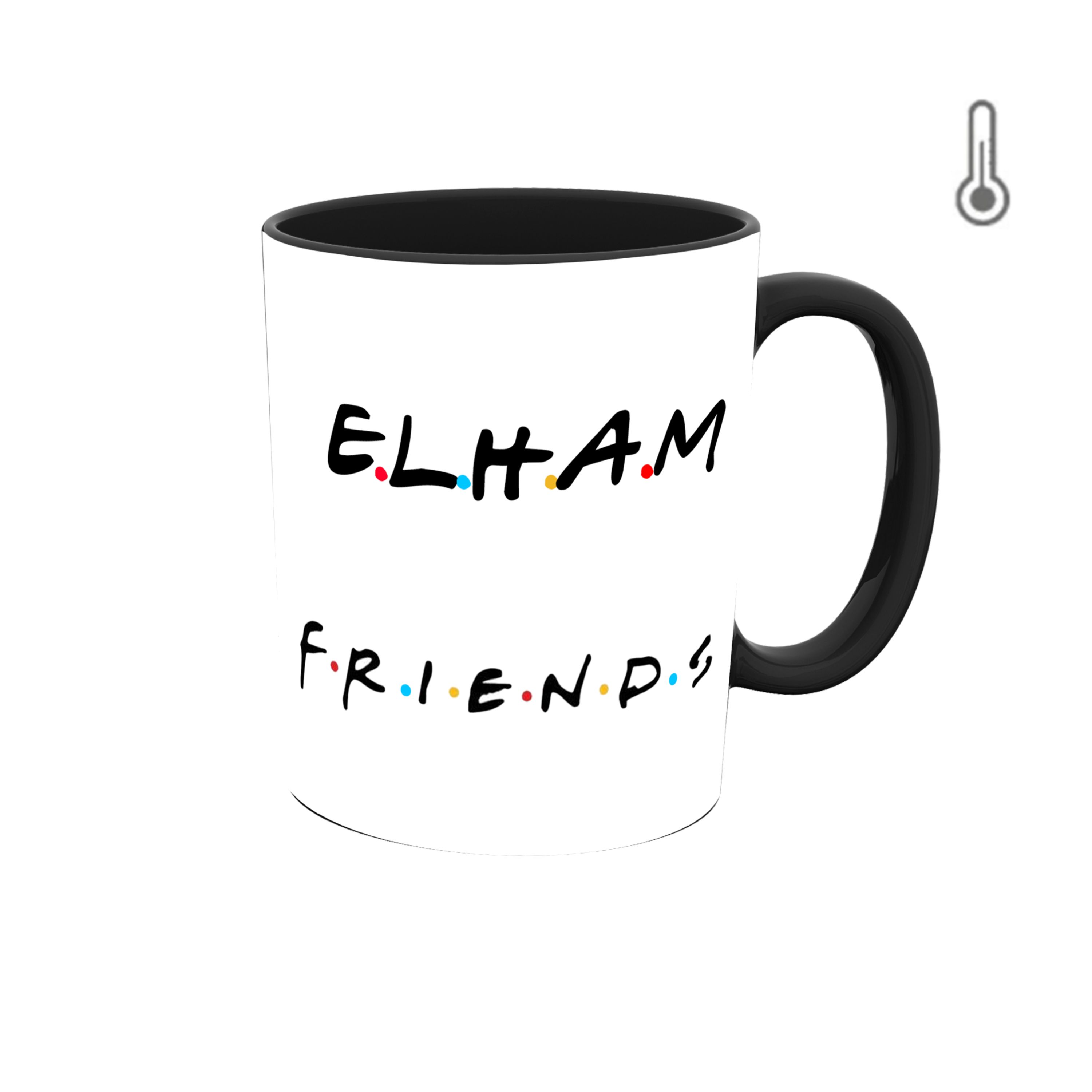 ماگ حرارتی طرح سریال دوستان friends با اسم الهام