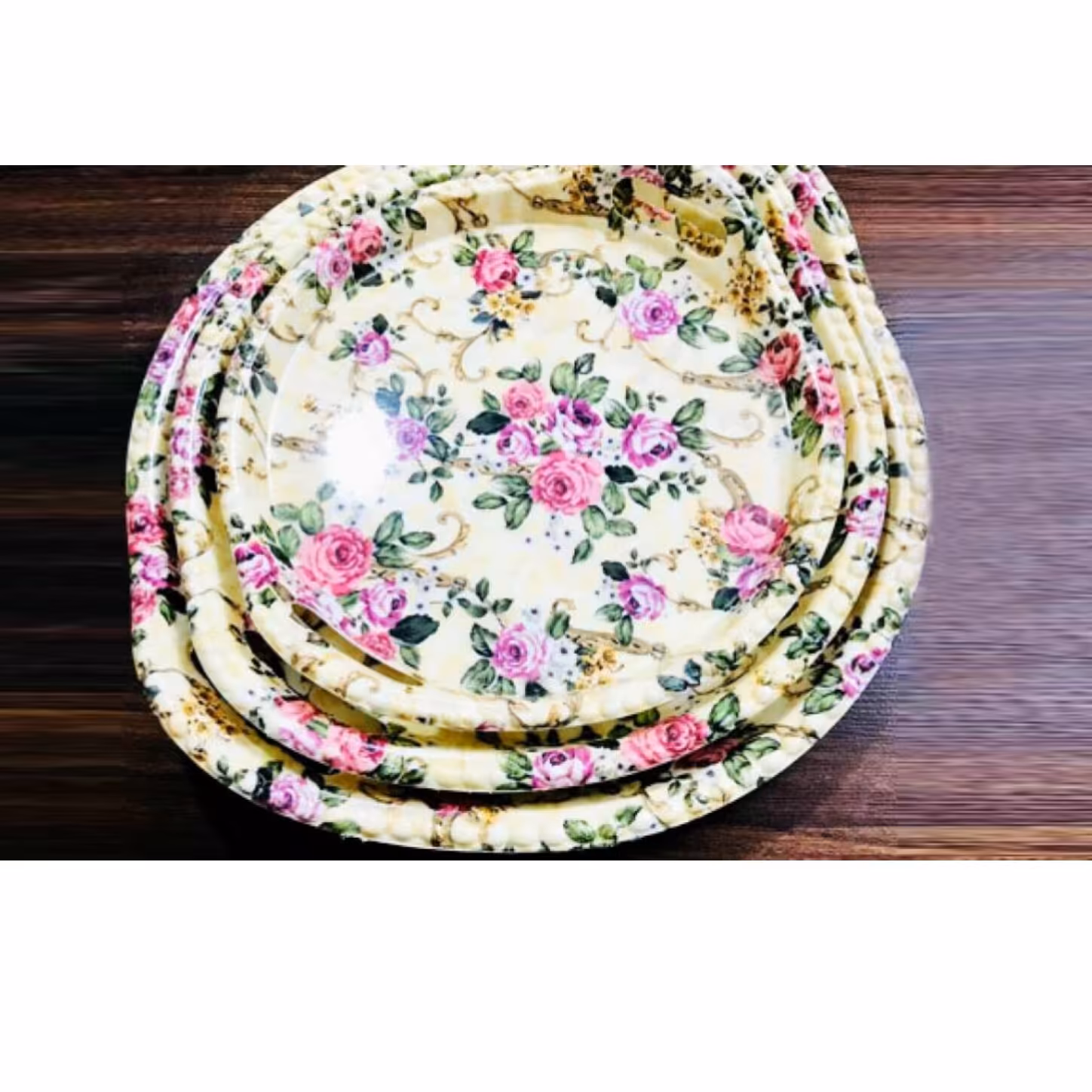 سینی ملامین دسته دار