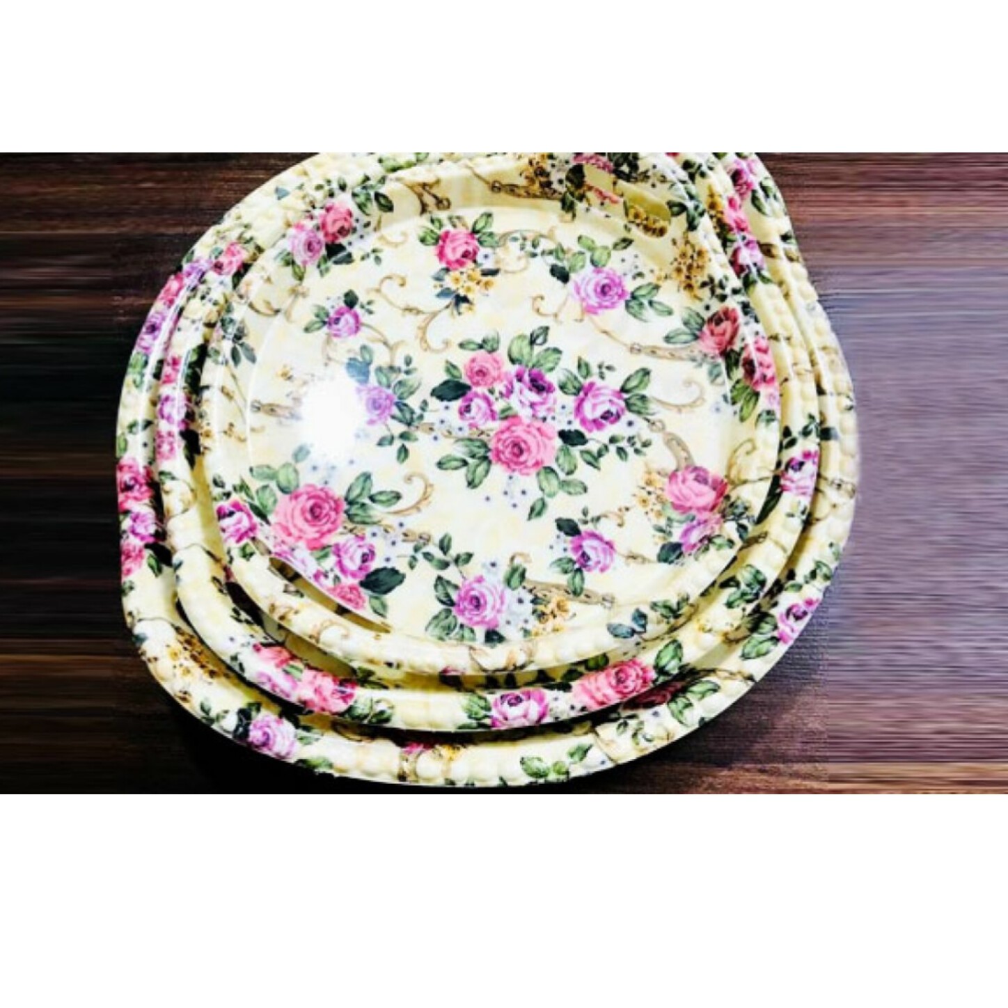 سینی ملامین دسته دار