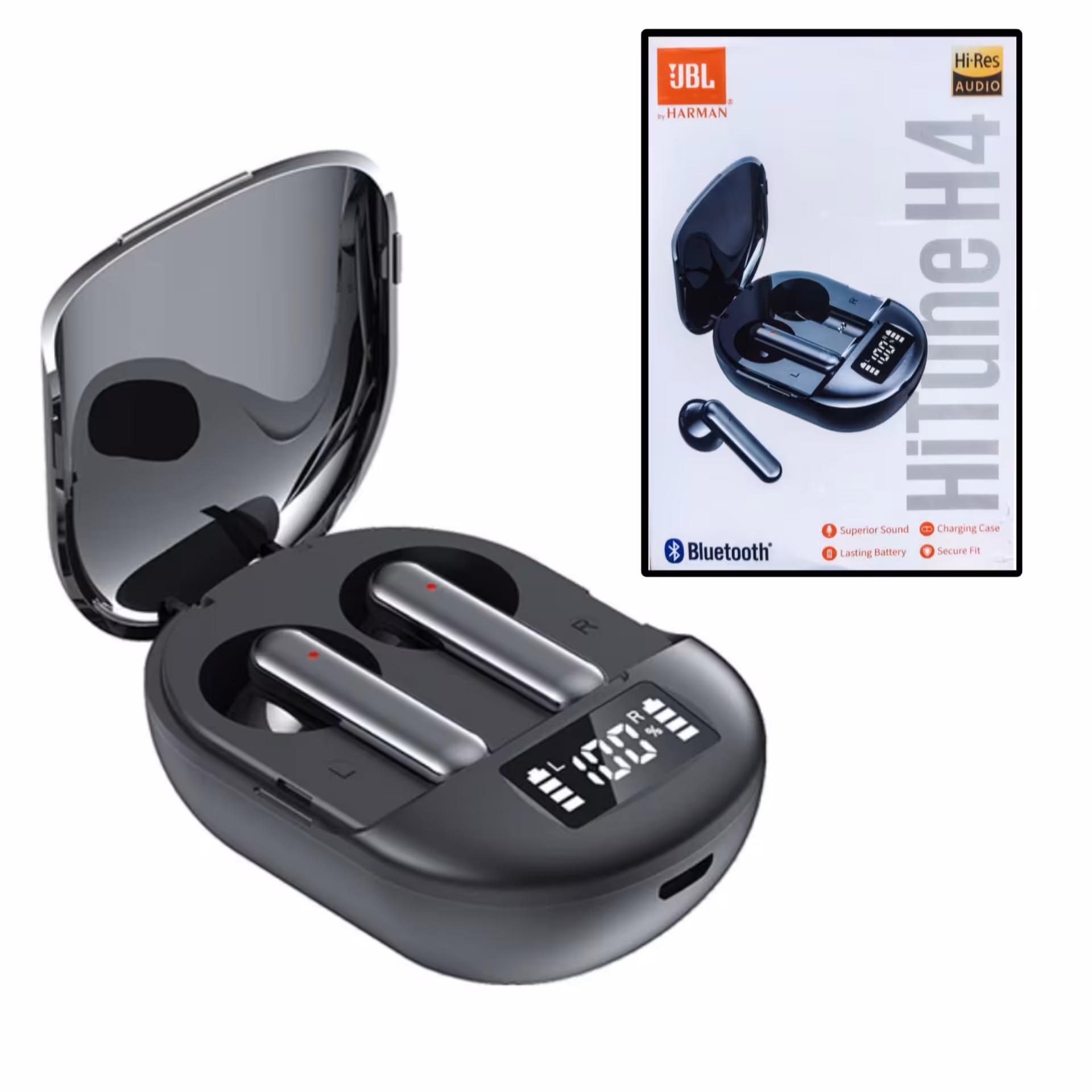 هندزفری بلوتوثی jbl مدل hitune h4 رنگ مشکی