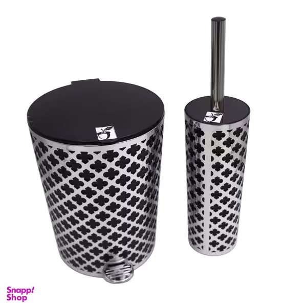ست سطل و فرچه طرح گل مدل بلوط کد YP-NM-02