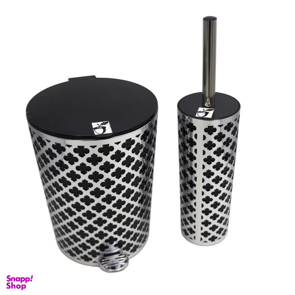 ست سطل و فرچه طرح گل مدل بلوط کد YP-NM-02