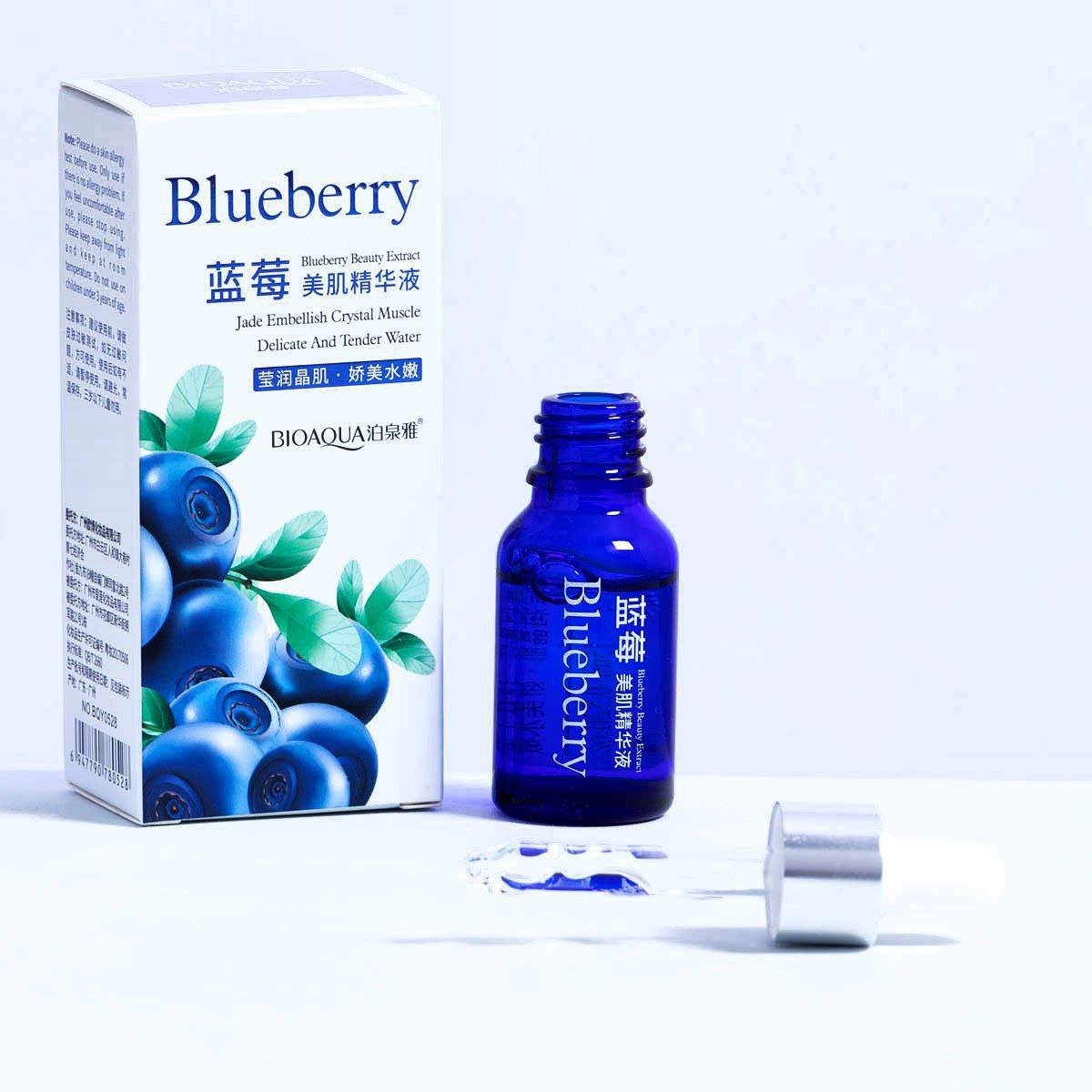 سرم آبرسان و لیفت صورت بلوبری بیوآکوا
Bioaqua blueberry moisturizer serum